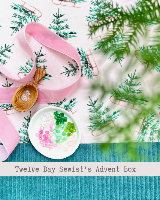 Sew Sweet Violet 2024 Twelve Day Advent Box for Sewists