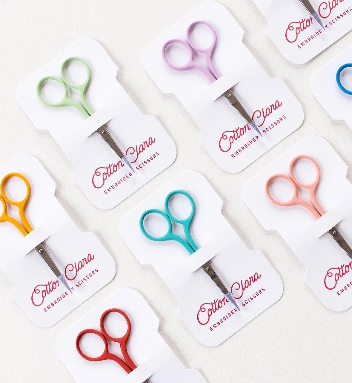 Cotton Clara colourful scissors