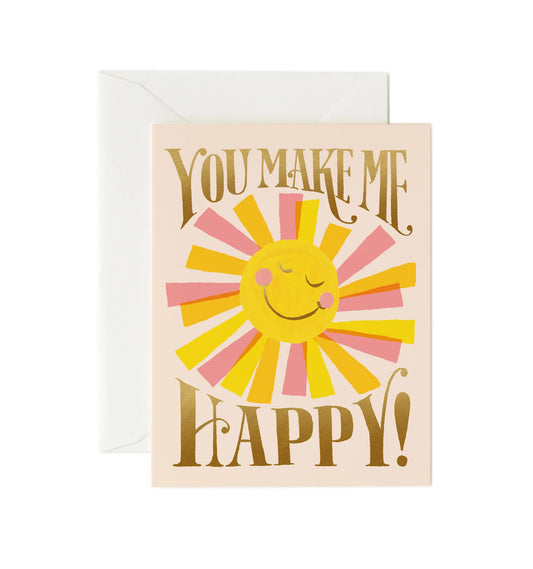 Rifle Paper Co. - You Make Me Happy Card