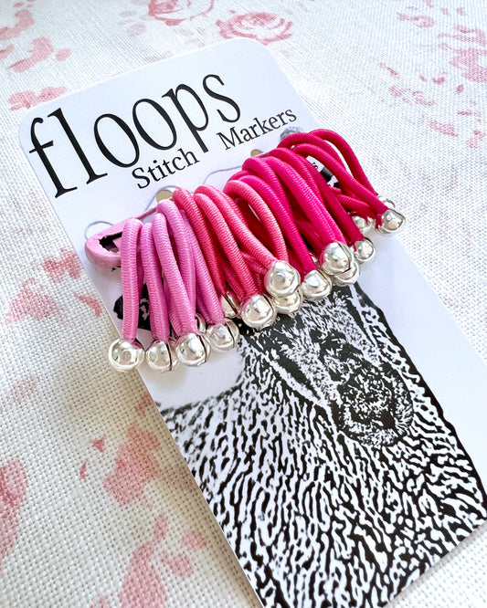 Floops Stitch Markers - Shades of Pink