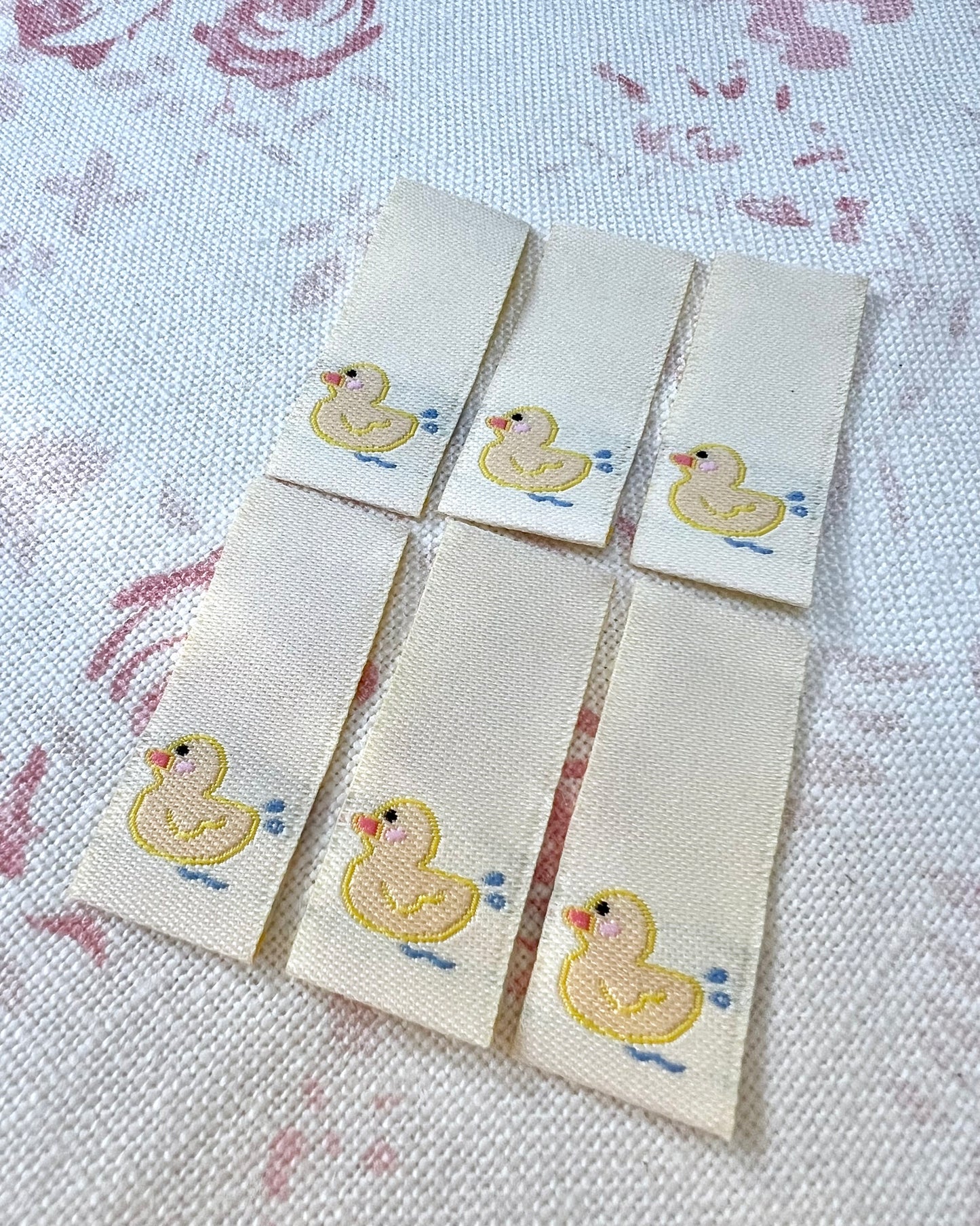 Little Duckling Labels - Sew in