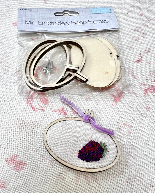 Mini Embroidery Hoop Frames