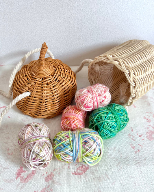 Acorn Basket of Tiny Beautiful Bits