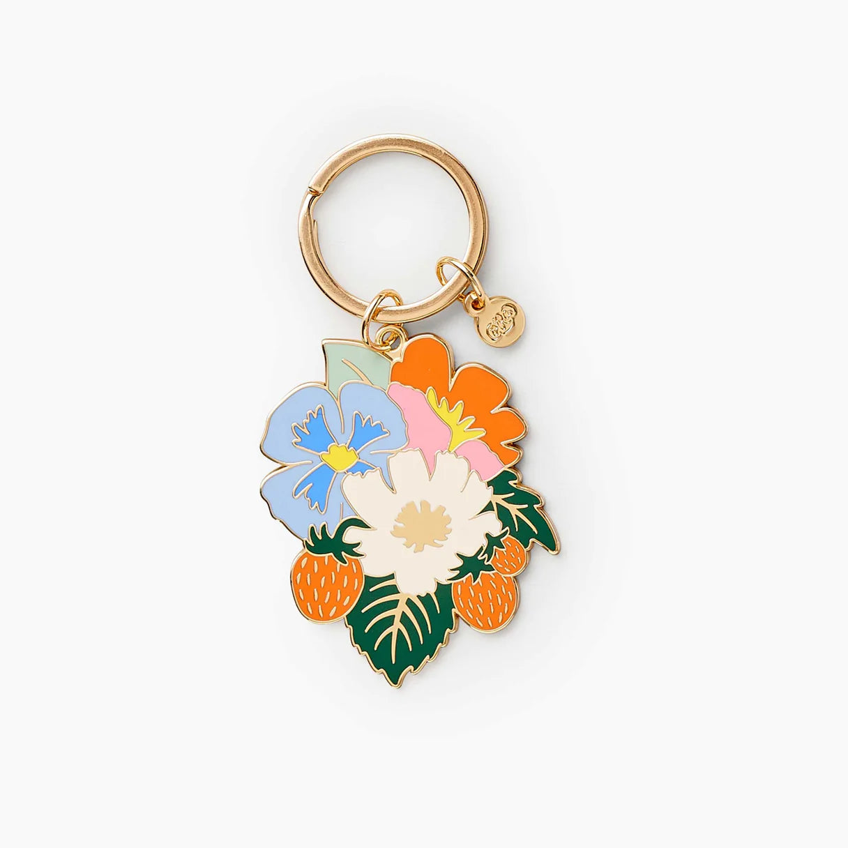 Rifle Paper Co. - Strawberry Fields Keyring