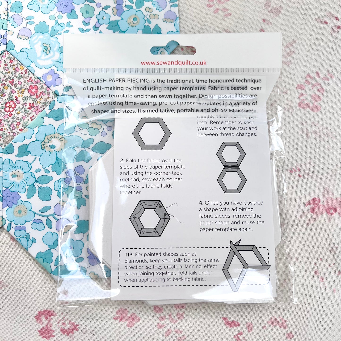 Sew & Quilt - English Paper Piecing Templates 2" Octagon x 25