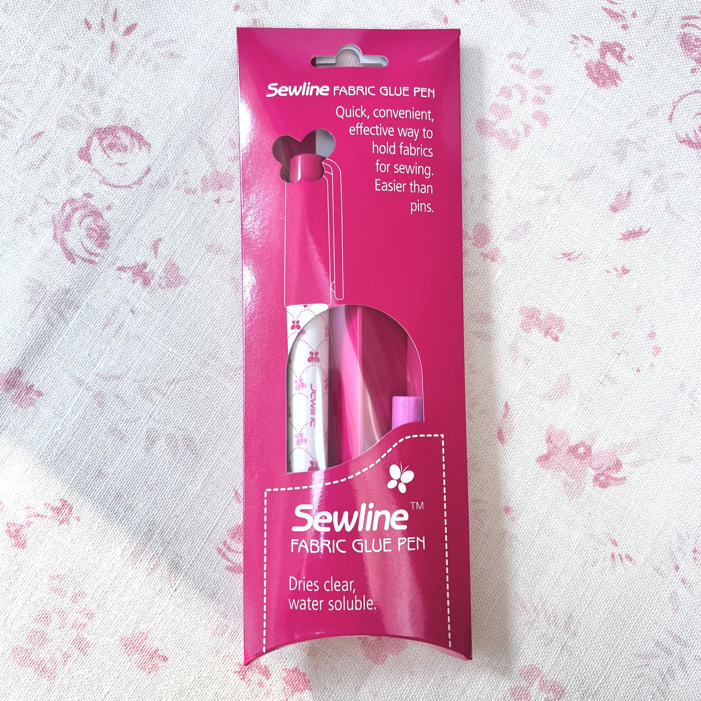 Sewline Glue Pen - Water Soluble with Blue Refill